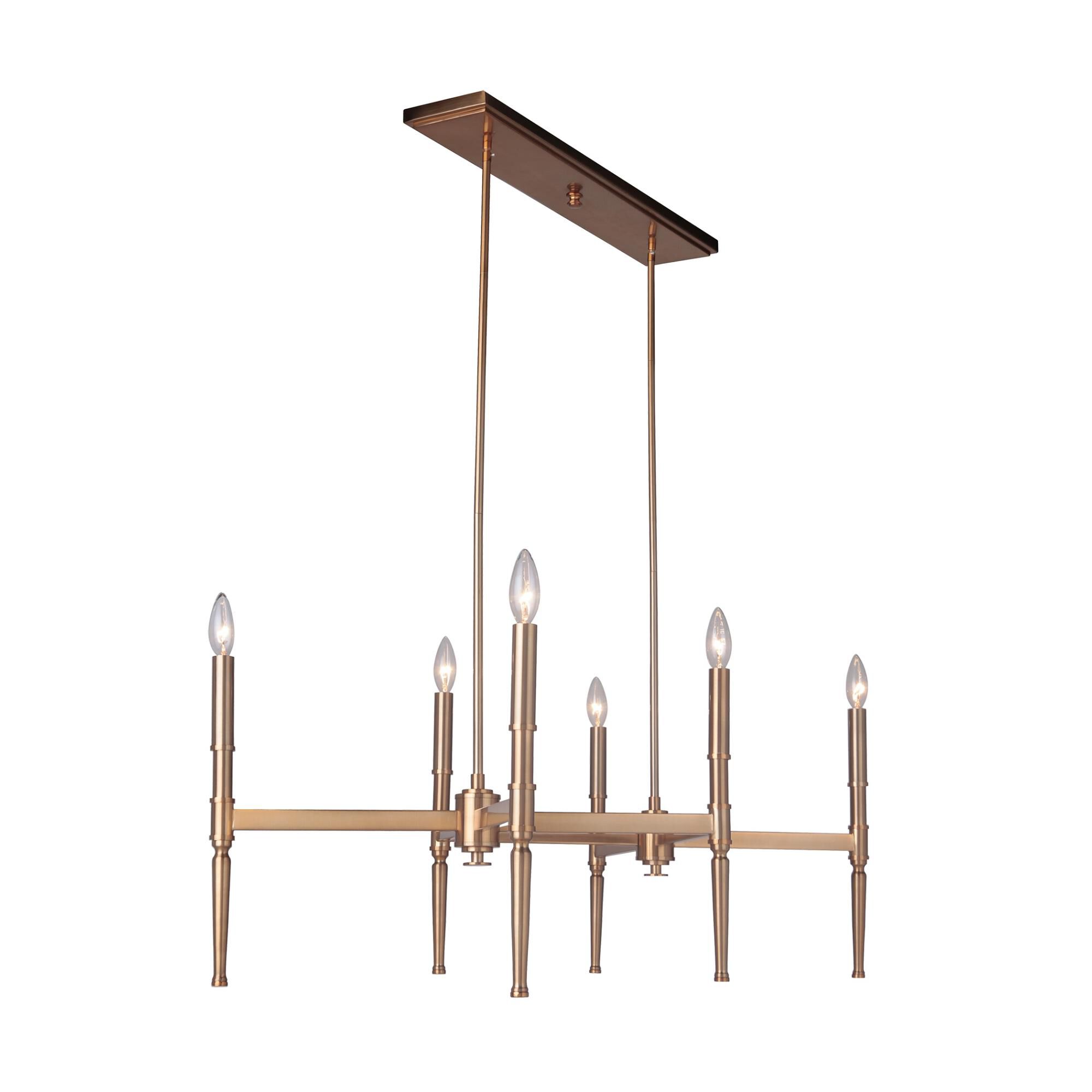 Ella 22 Inch 6 Light Mini Chandelier by Craftmade